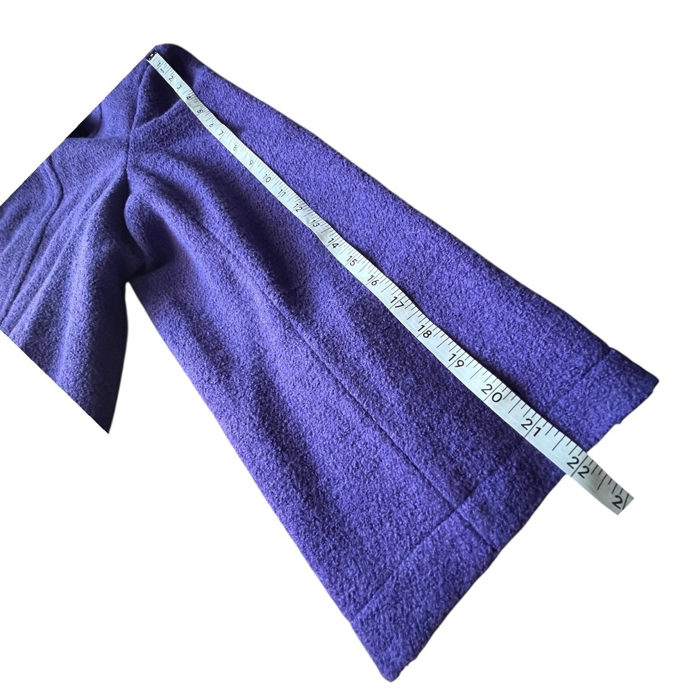 Linea by Louis Dell’Olio Purple Wool Blend Blazer‎ Career Office Plus Size 1X - Picture 5 of 12